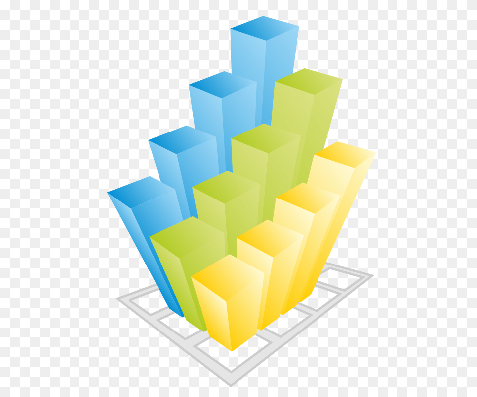 Colorful Business 3d Graph Png Image