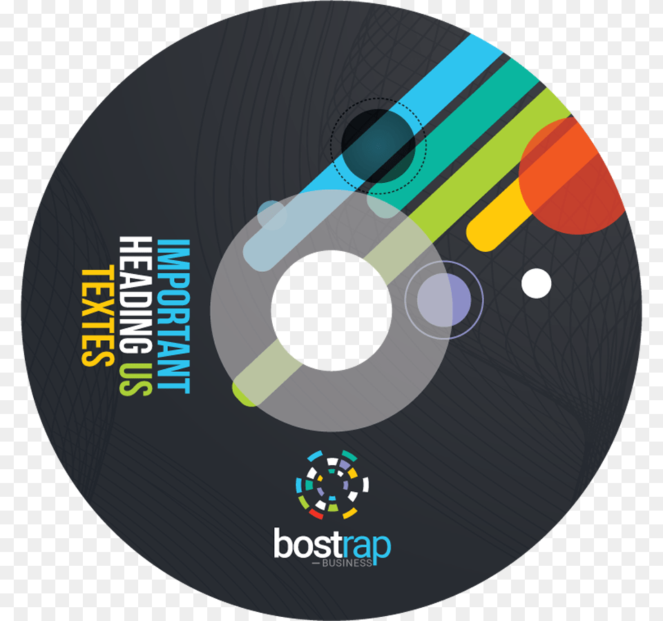 Colorful Cd Sleeve And Sticker Template Circle, Disk, Dvd Png Image