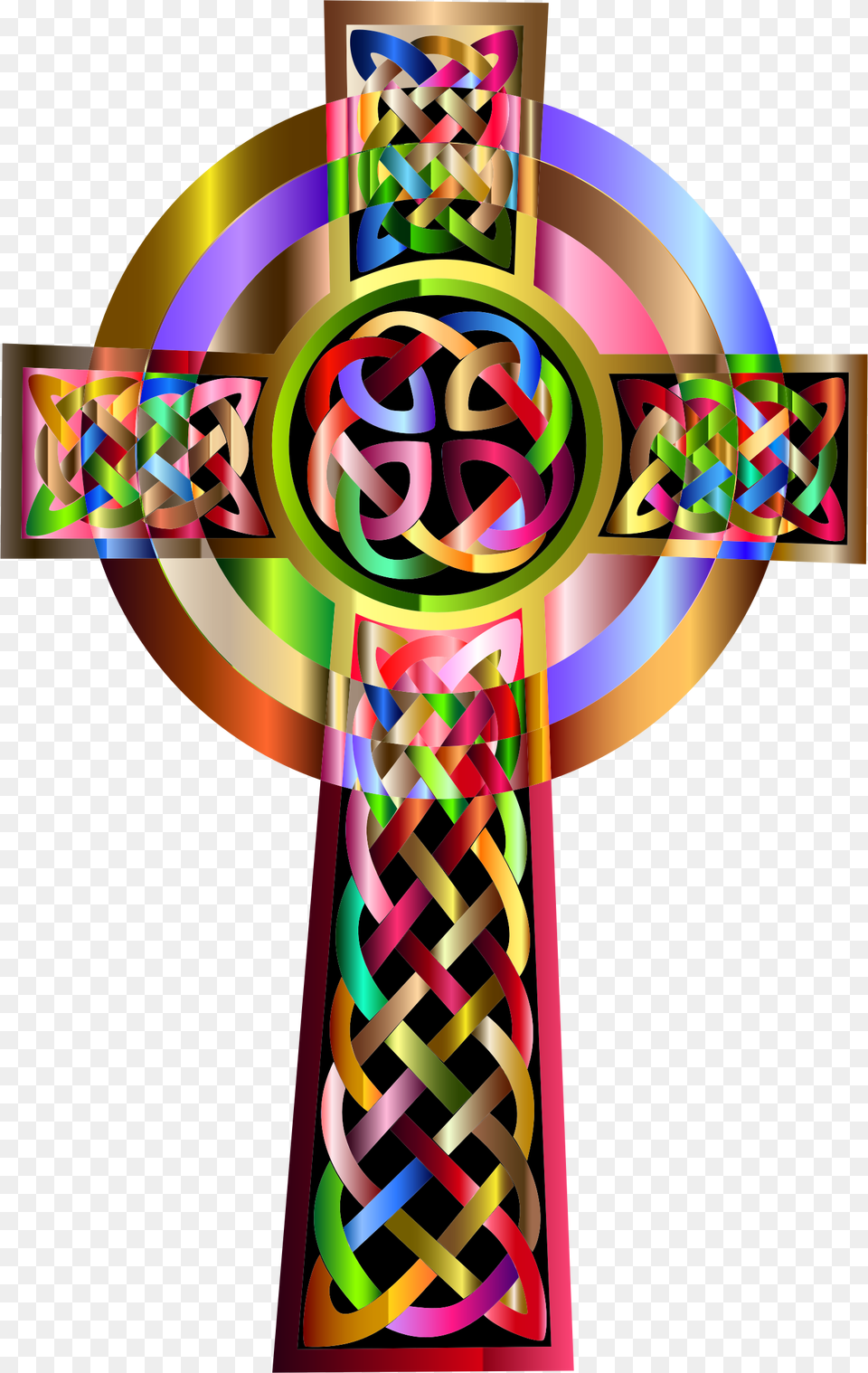 Colorful Celtic Cross Clipart, Symbol, Dynamite, Weapon Png