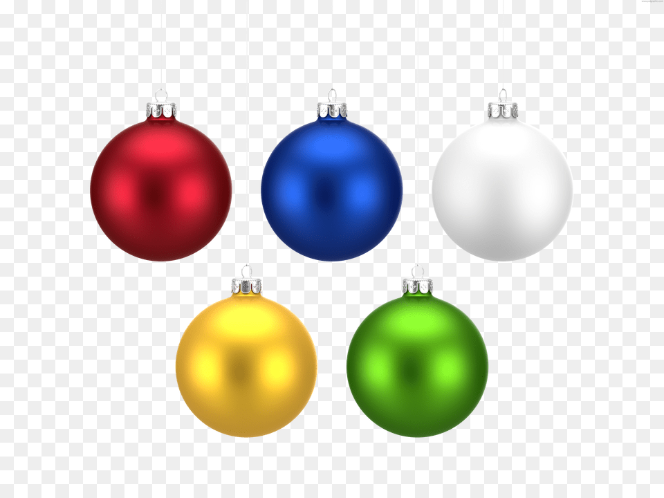 Colorful Christmas Balls Set Colorful Christmas Ornaments, Accessories, Sphere, Ornament, Jewelry Free Png Download