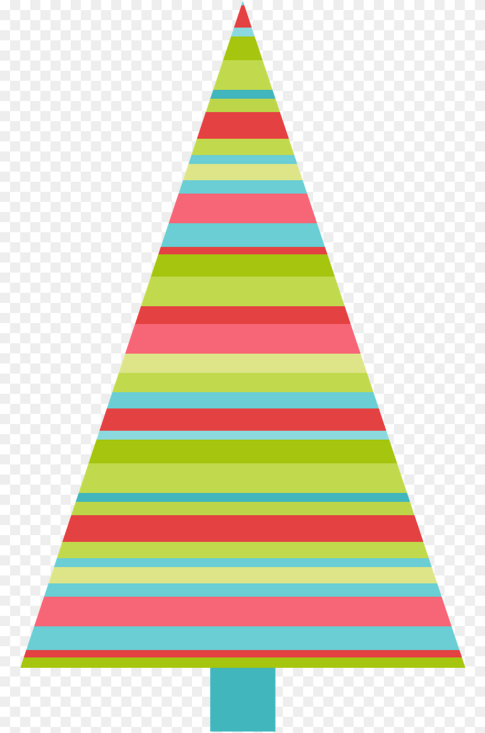 Colorful Christmas Tree Clip Art Colorful Christmas Clip Art, Triangle, Flag Png Image