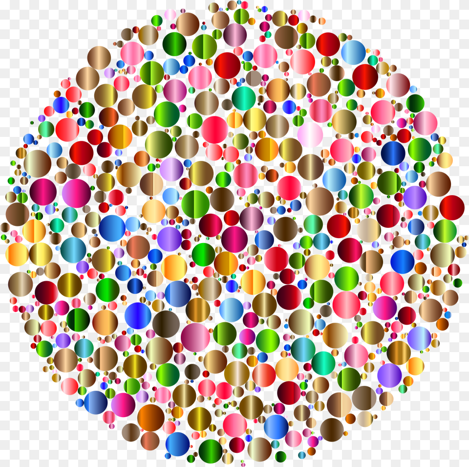 Colorful Circle Fractal 5 Clip Arts Portable Network Graphics, Sphere, Confetti, Paper Free Png Download