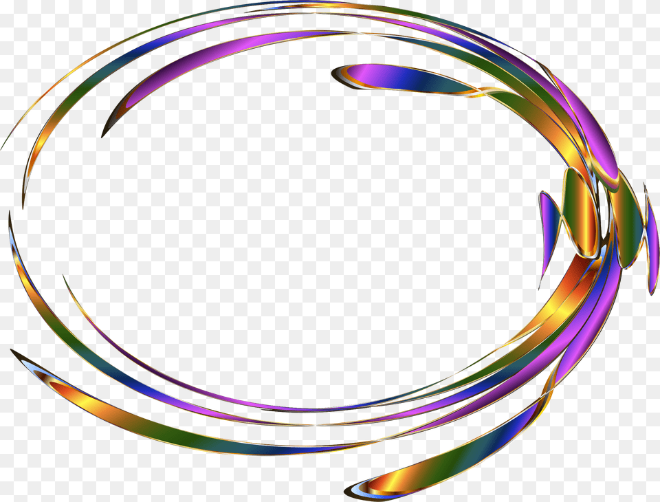 Colorful Circle Frame Transparent Abstract Frames Png