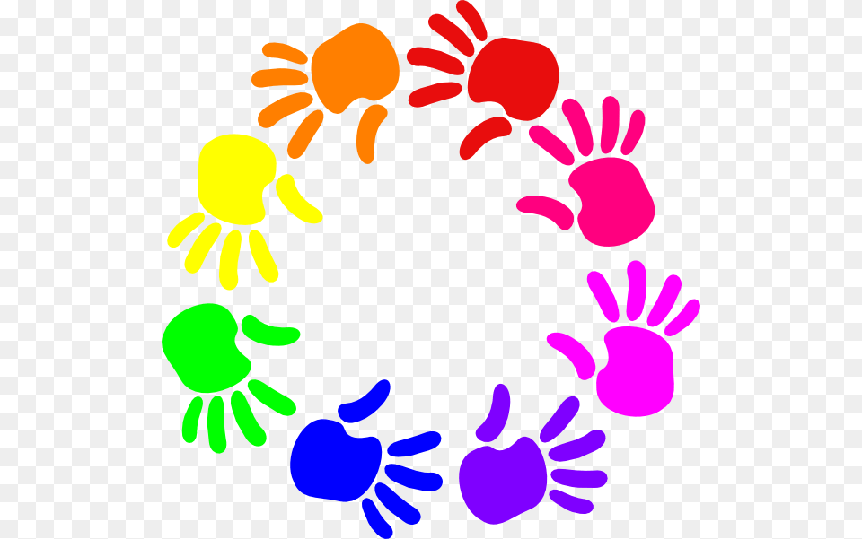 Colorful Circle Of Hands Svg Clip Arts 600 X 601 Px, Animal, Crab, Food, Invertebrate Png Image