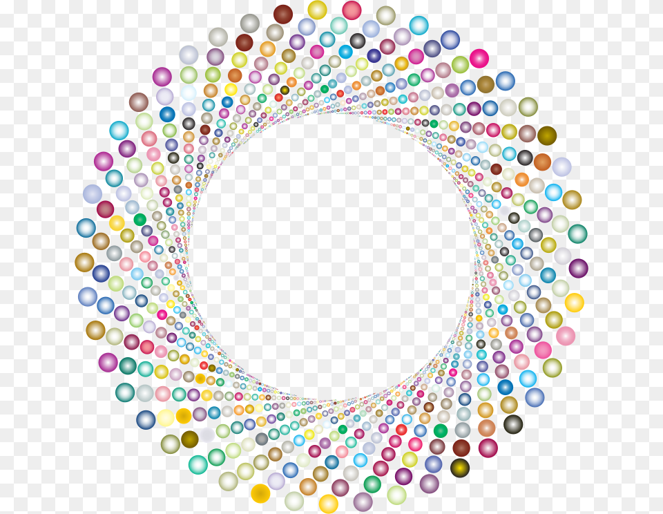 Colorful Circles Shutter Vortex, Lighting, Accessories, Jewelry, Necklace Free Transparent Png