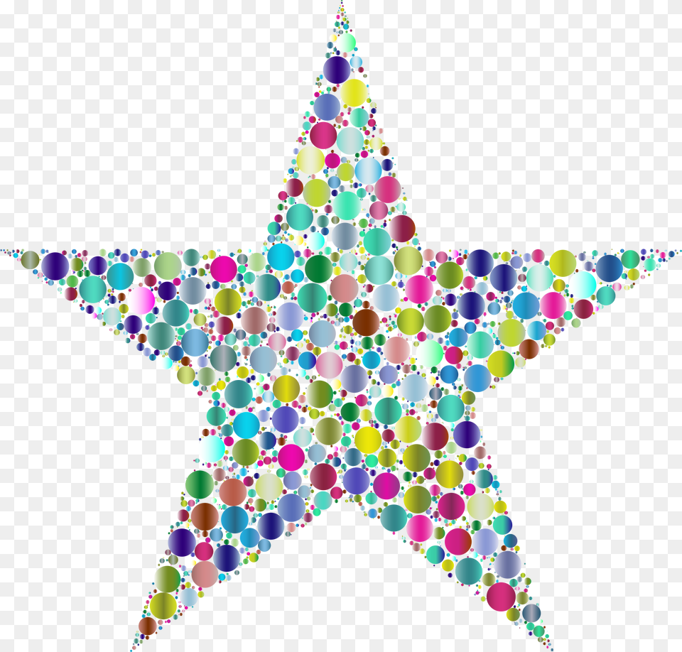 Colorful Circles Star 5 Clip Arts Staryu Starwe, Chandelier, Lamp, Symbol, Star Symbol Png Image