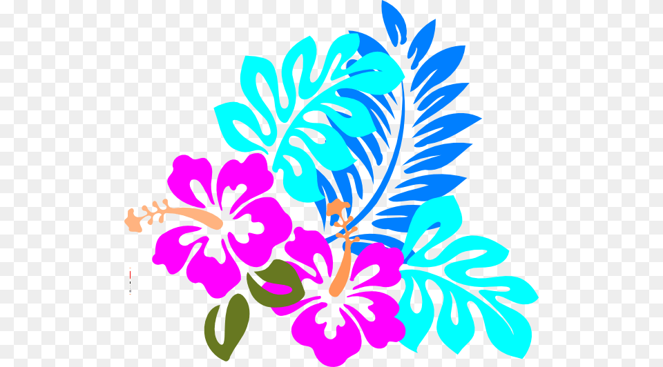 Colorful Clip Art At Clker Com Vector Hibiscus Clip Art, Floral Design, Flower, Graphics, Pattern Png Image