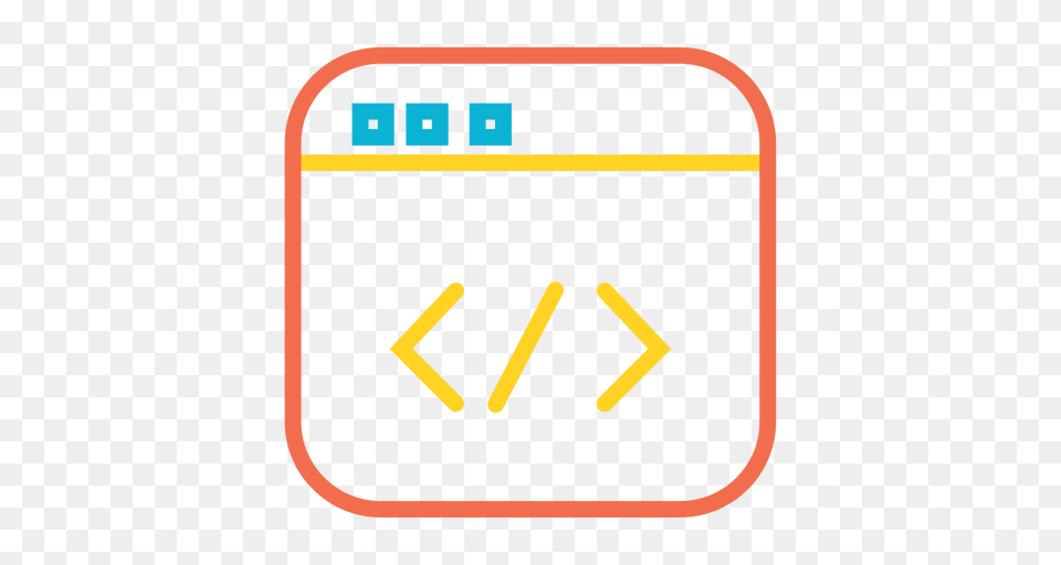 Colorful Code Web Icon Png