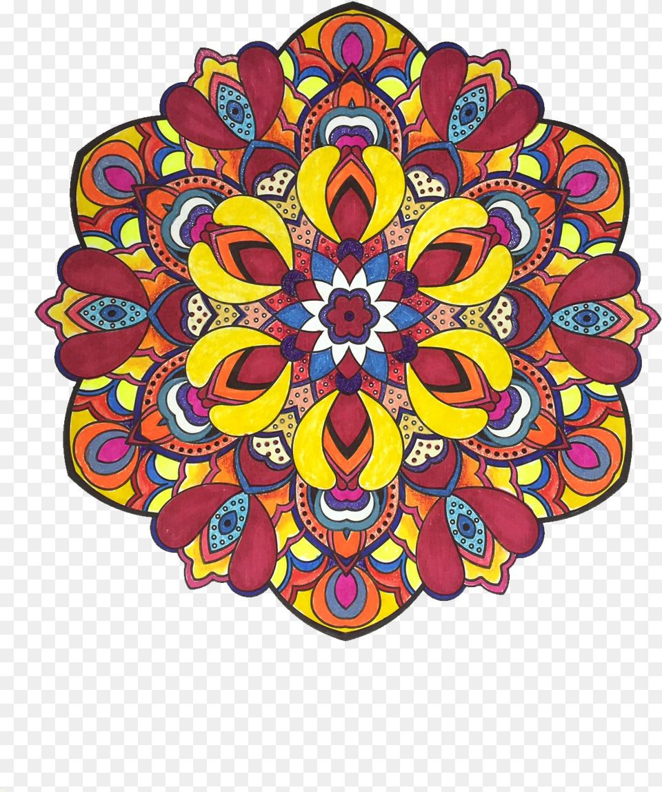 Colorful Colorful Mandalas, Art, Floral Design, Graphics, Pattern Free Png Download