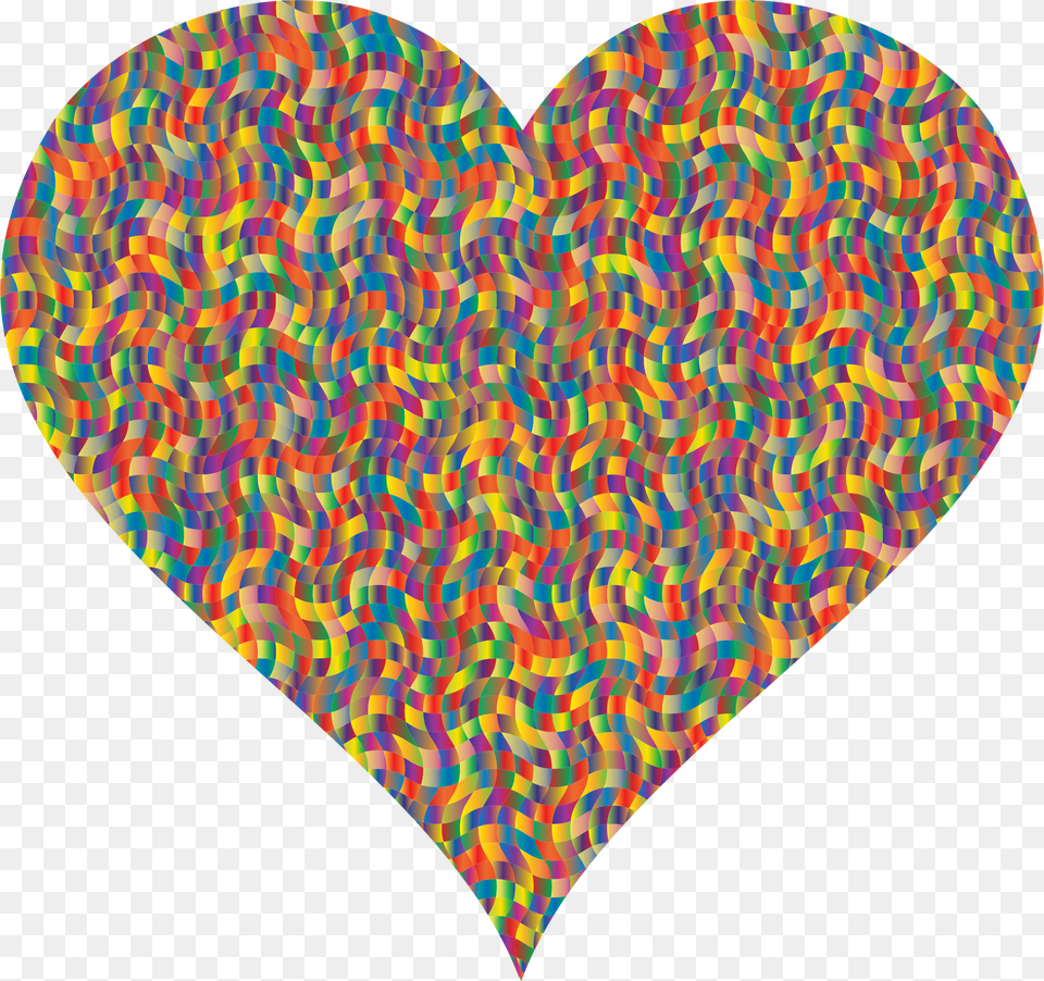 Colorful Confetti Heart 3 Clip Arts Clip Art, Pattern Free Transparent Png