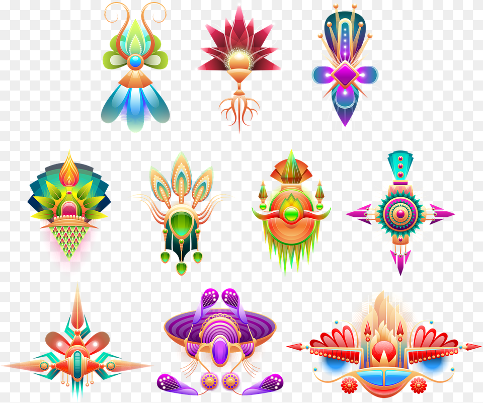 Colorful Design Clipart, Art, Graphics, Pattern, Accessories Free Png