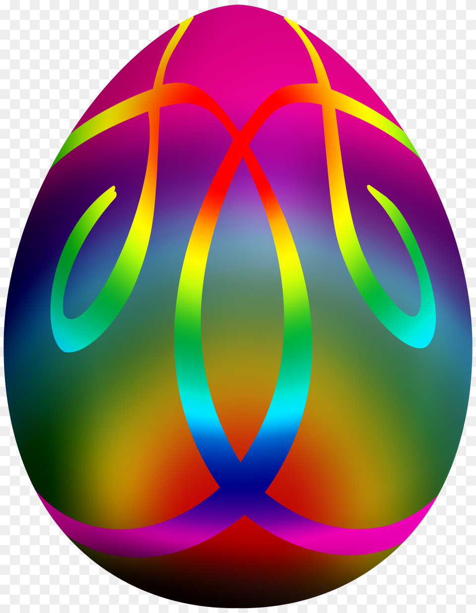 Colorful Easter Egg Clip Art, Easter Egg, Food, Disk Free Png