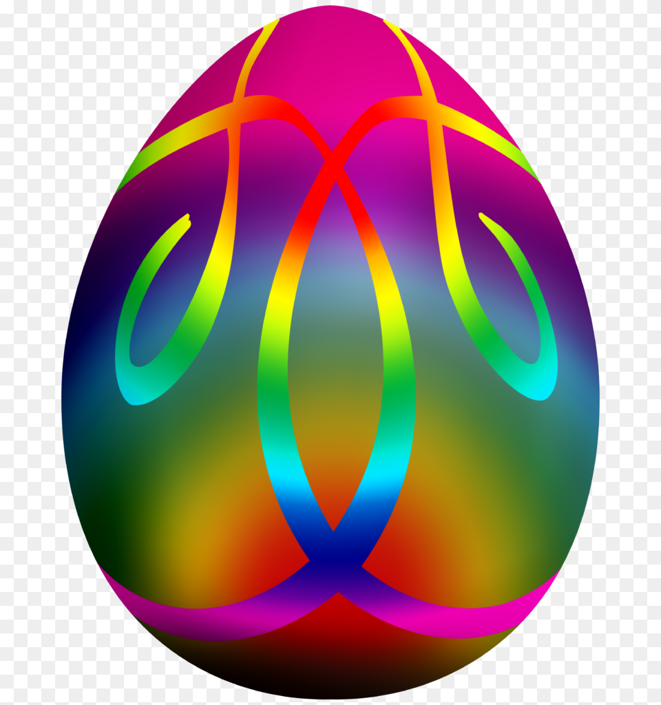 Colorful Easter Egg Clip Art, Easter Egg, Food, Disk Free Transparent Png