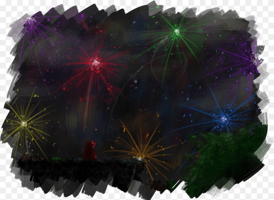 Colorful Explosions Fireworks, Light, Flare, Nature, Night Png