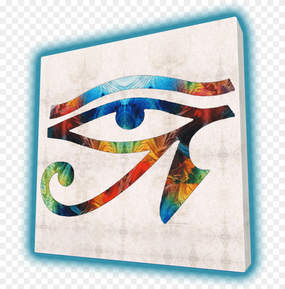 Colorful Eye Of Horus, Home Decor, Art, Animal, Bird Free Transparent Png