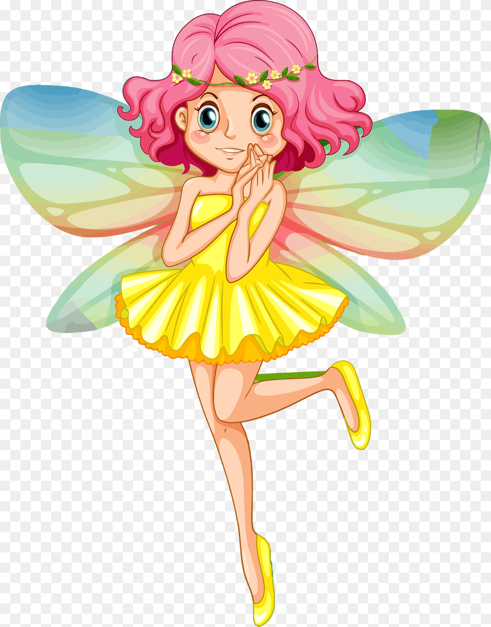 Colorful Fairy Clipart, Baby, Person, Face, Head Png Image