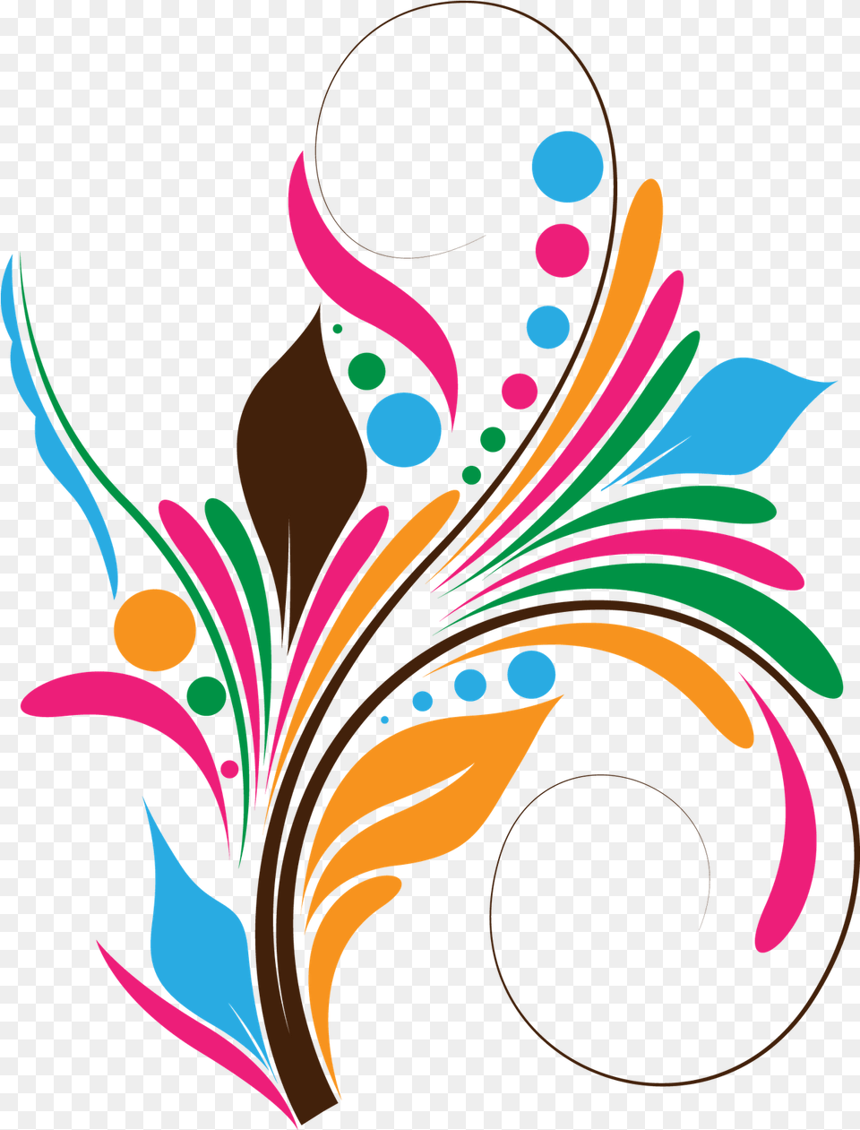 Colorful Floral Design Flower Corel Draw Designs, Art, Floral Design, Graphics, Pattern Free Transparent Png