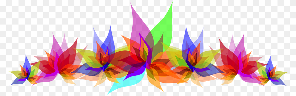 Colorful Flowers 2 Image Vector Background Hd, Accessories, Art, Fractal, Graphics Free Transparent Png