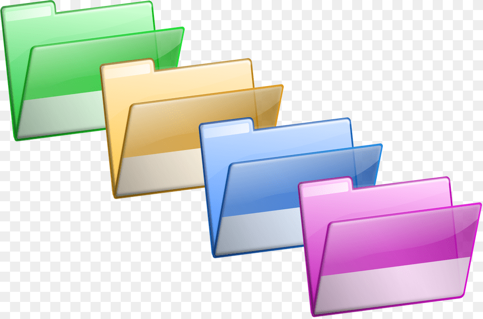 Colorful Folder Folders, File, File Binder, File Folder Free Png