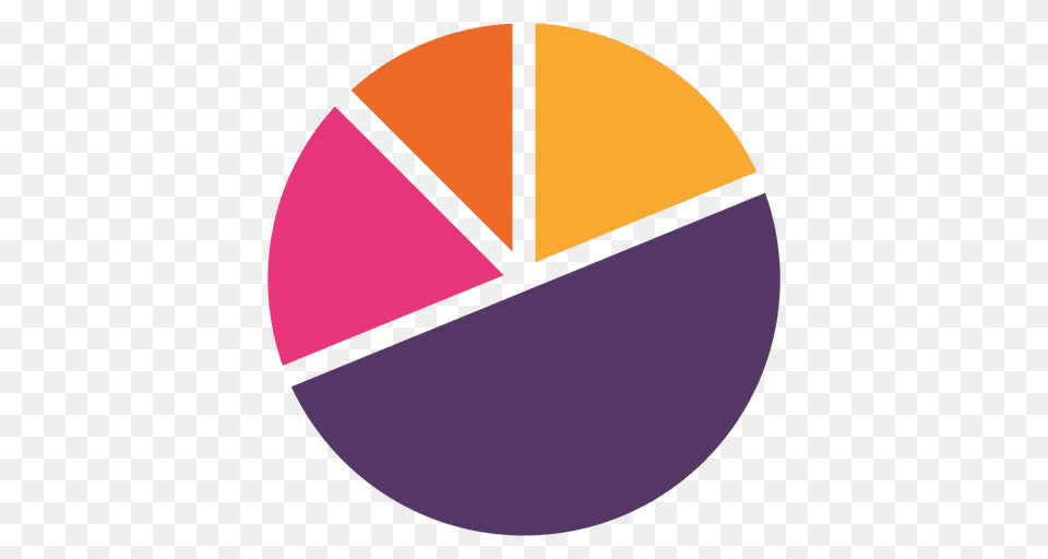 Colorful Four Parts Pie Chart, Pie Chart, Astronomy, Moon, Nature Png