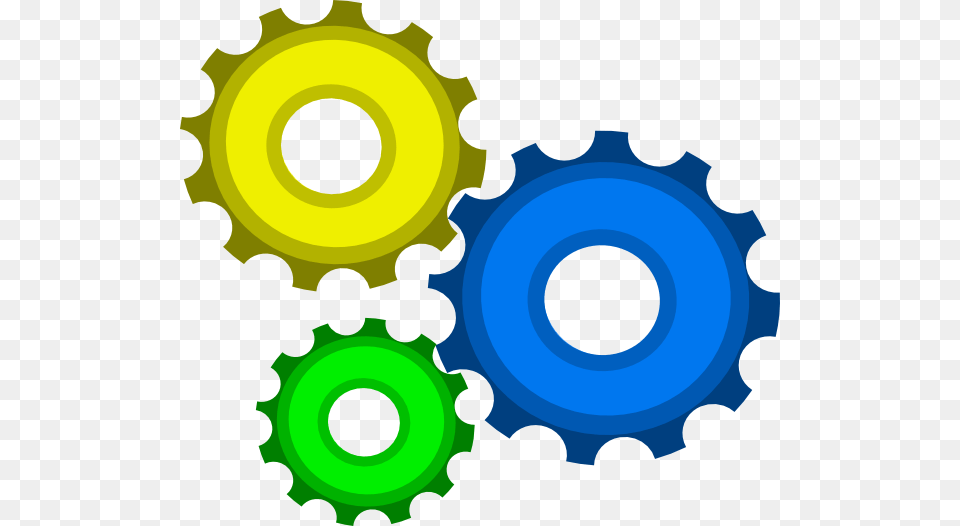 Colorful Gear Clipart, Machine Free Png Download