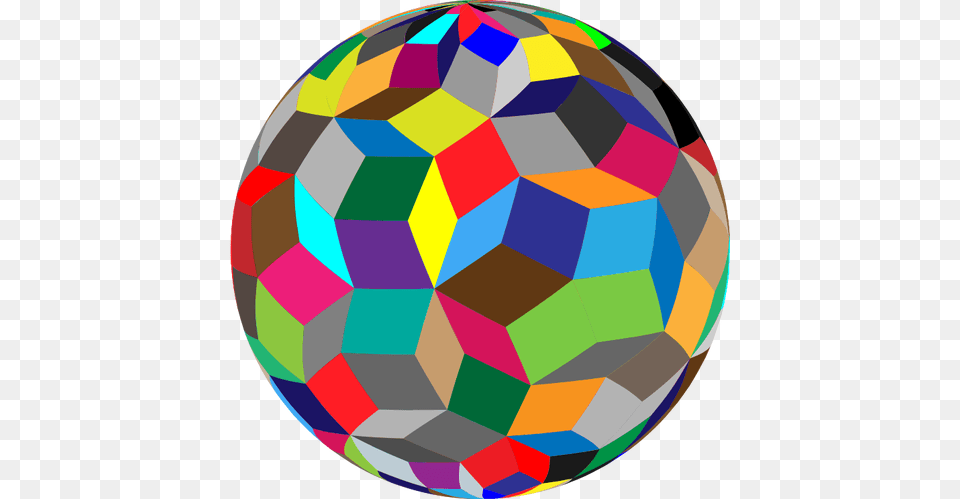 Colorful Geometric Sphere, Ball, Football, Soccer, Soccer Ball Free Png