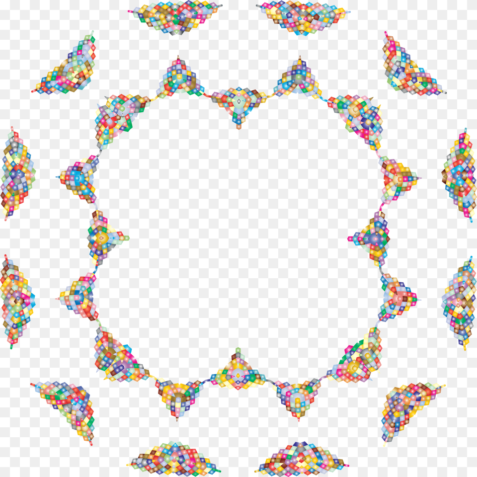 Colorful Geometric Star 3 Clip Arts Circle, Accessories, Jewelry, Necklace, Pattern Png