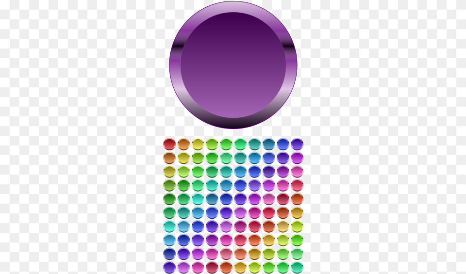 Colorful Glossy Buttons Vector Clip Art Round Colour Sticker Singapore, Paint Container, Purple, Palette, Disk Png
