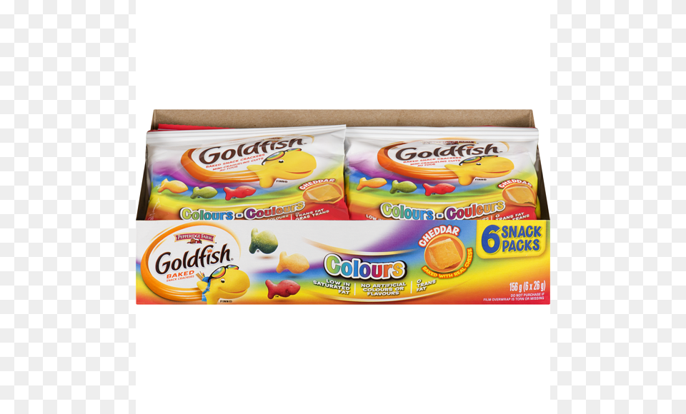 Colorful Goldfish Crackers Pepperidge Farm Goldfish Xtra Cheddar Baked Snack Crackers, Gum Free Transparent Png