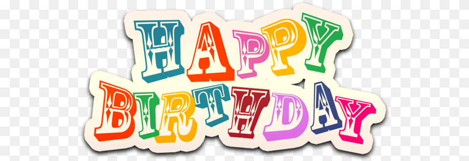 Colorful Happy Birthday Image Wowpngcom Happy Happy Birthday Pictures Background, Sticker, First Aid, Art, Text Free Transparent Png