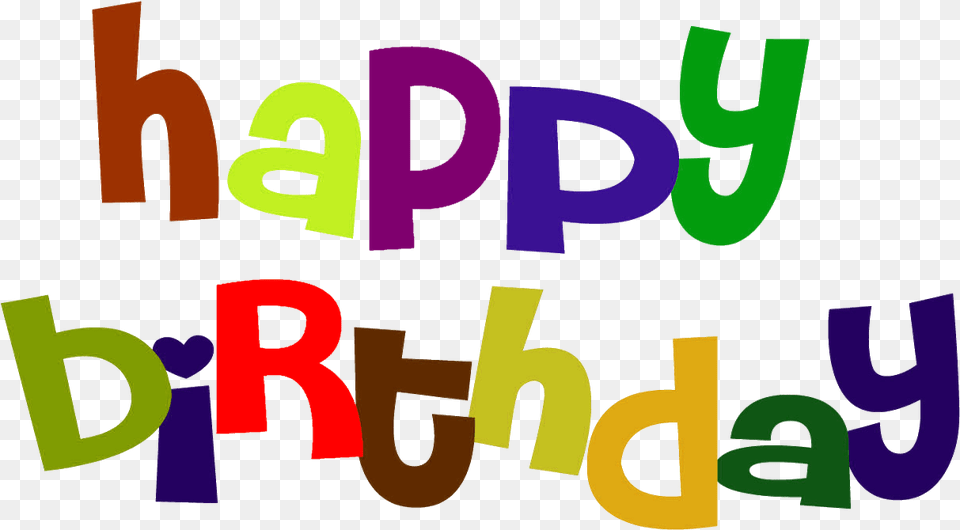 Colorful Happy Birthday Sign Clip Art Happy Birthday To My Cute Cousin, Text, Bulldozer, Machine Free Transparent Png