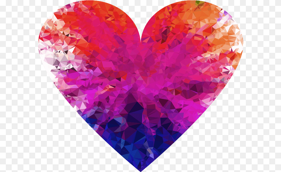 Colorful Heart Heart, Accessories, Gemstone, Jewelry Free Png Download