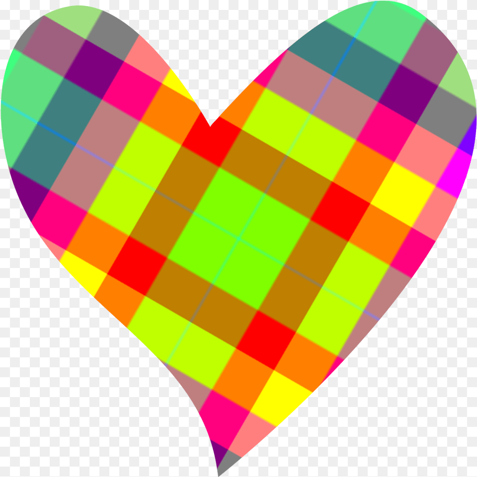 Colorful Heart Shaped Clipart Colorful Heart Clipart Png Image