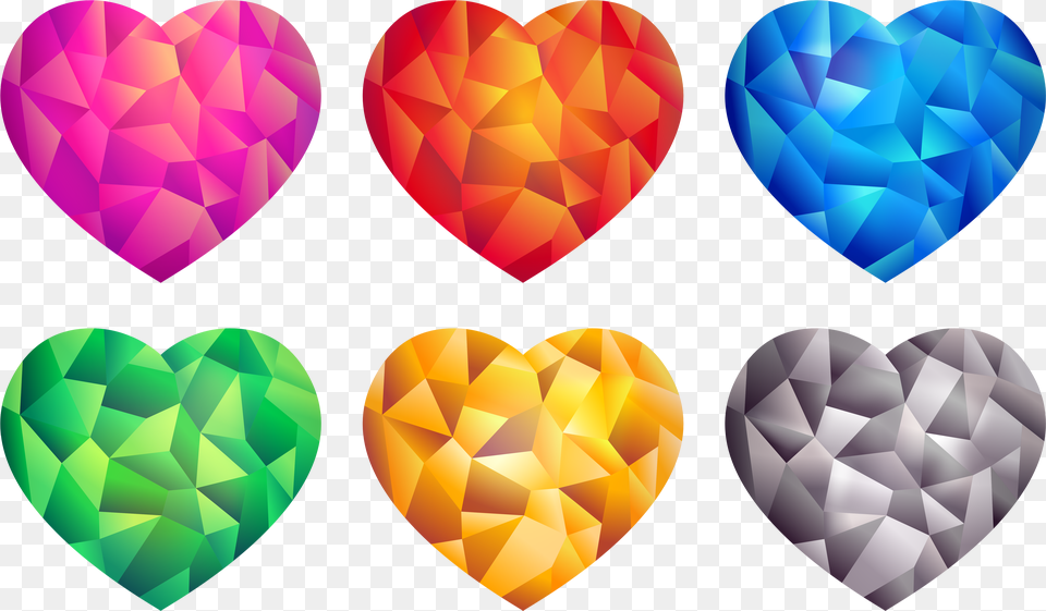 Colorful Hearts Image Colorful Hearts Free Transparent Png