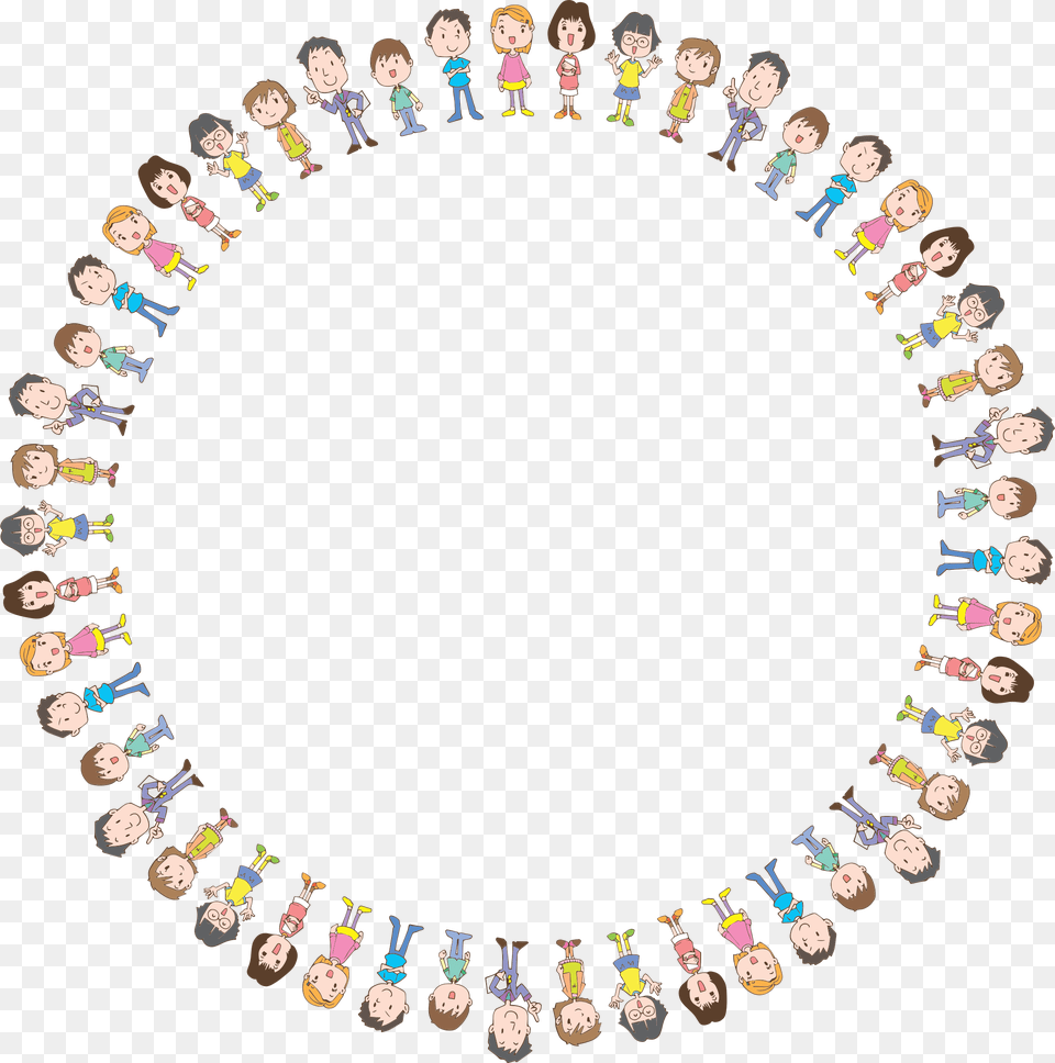 Colorful Kids Big Image Circle, Accessories, Necklace, Earring, Jewelry Png