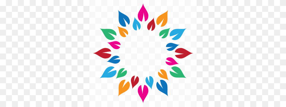 Colorful Leaves Circle Mandala Art Vector Color Mandala, Floral Design, Graphics, Leaf, Pattern Png Image