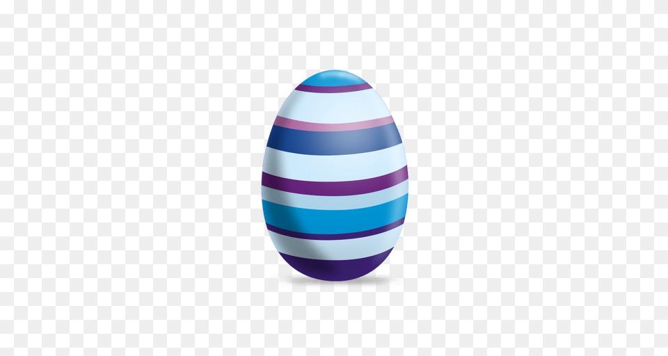 Colorful Lines Easter Egg, Easter Egg, Food, Ball, Rugby Free Png Download