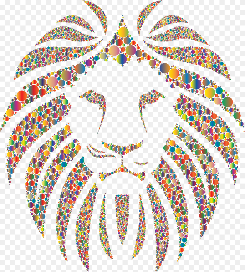 Colorful Lion Circles 3 No Background Clip Arts, Art, Baby, Person Png Image