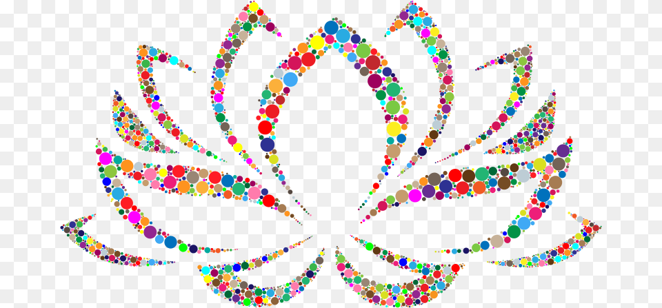Colorful Lotus Flower Circles Lotus Flower Clipart, Art, Graphics, Pattern, Accessories Free Png Download