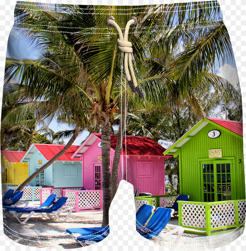 Colorful Maldivas Board Short, Architecture, Summer, Shelter, Rural Free Png Download
