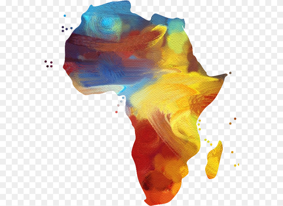 Colorful Map Of Africa For Chun Kuhn Taekwondo Locations, Art, Modern Art, Accessories, Person Free Png