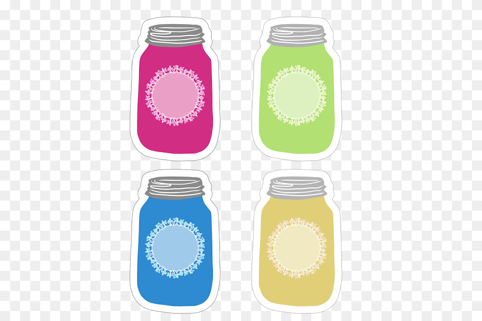 Colorful Mason Jar Tag Collection Printable The Purposes, Food, Ketchup Free Transparent Png