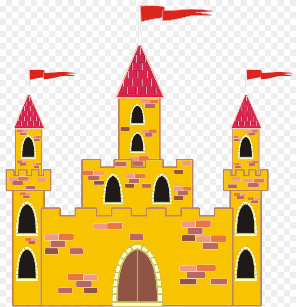 Colorful Medieval Castle Clipart, Architecture, Bell Tower, Building, Tower Free Png Download