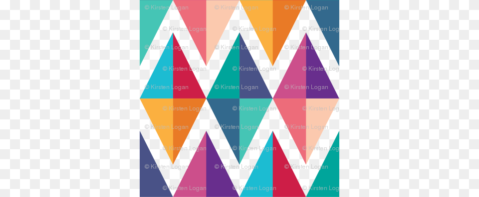 Colorful Modern Geometric Diamond Pattern Fabric, Triangle, Dynamite, Weapon Free Transparent Png