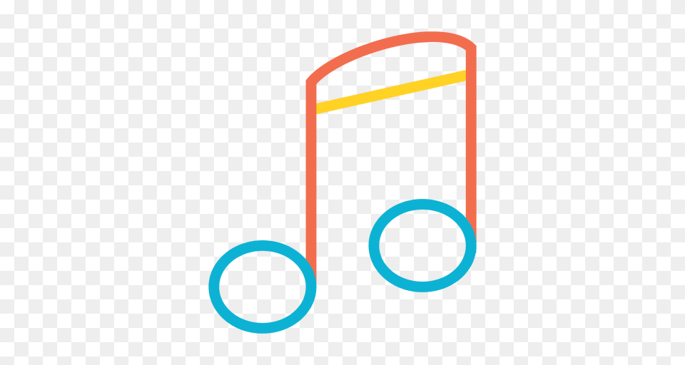 Colorful Music Note Icon, Hoop Png Image