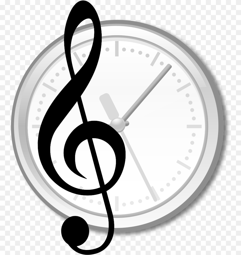 Colorful Music Notes, Analog Clock, Clock, Disk Png