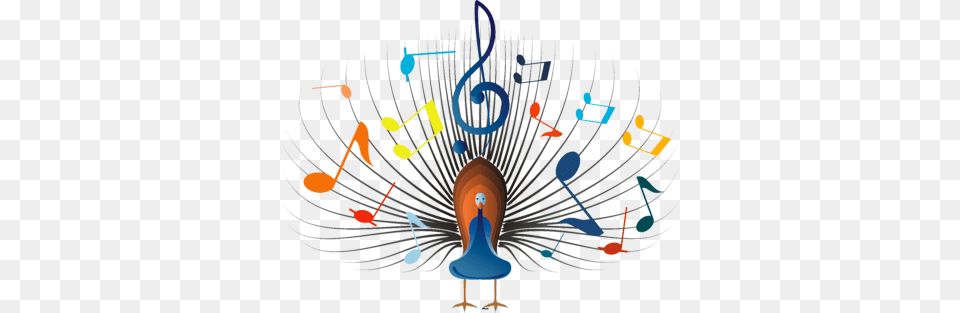 Colorful Music Notes Clipart Clipart, Animal, Bird, Art Png Image