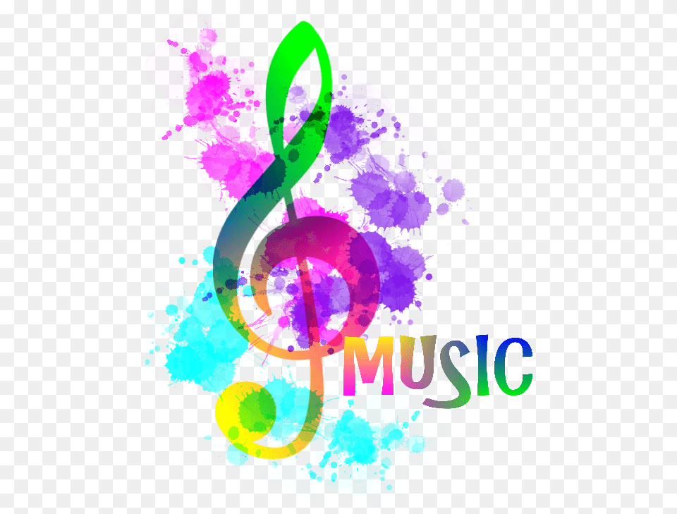 Colorful Music Symbol, Art, Graphics, Purple, Person Free Png