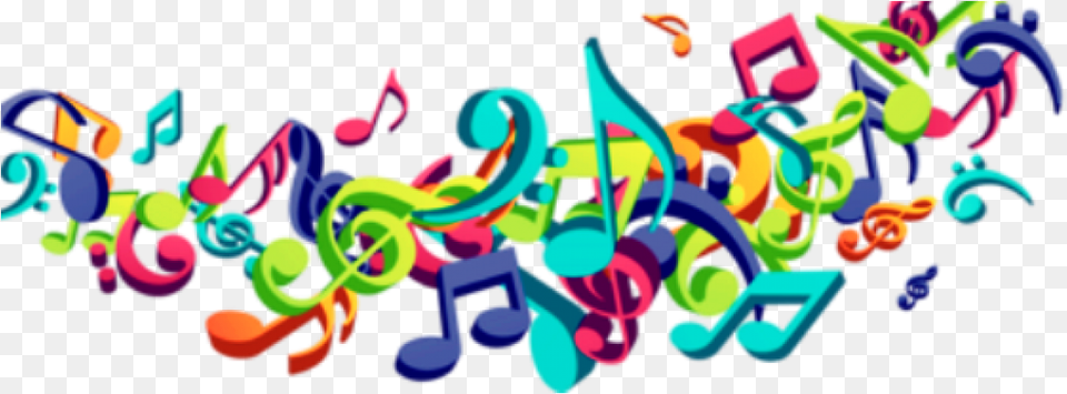 Colorful Musical Notes Colorful Music Vector, Art, Graphics, Light, Neon Free Transparent Png