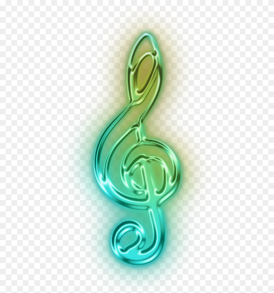Colorful Musical Notes Neon Music Note Musical Notes Music Symbols, Light, Accessories, Pattern, Water Free Png Download